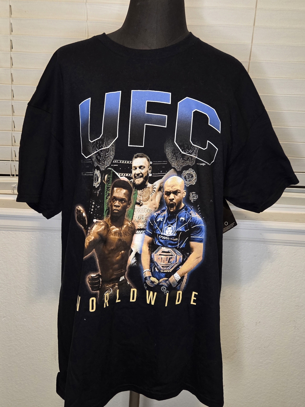 UFC Worldwide Black Graphic T‑Shirt